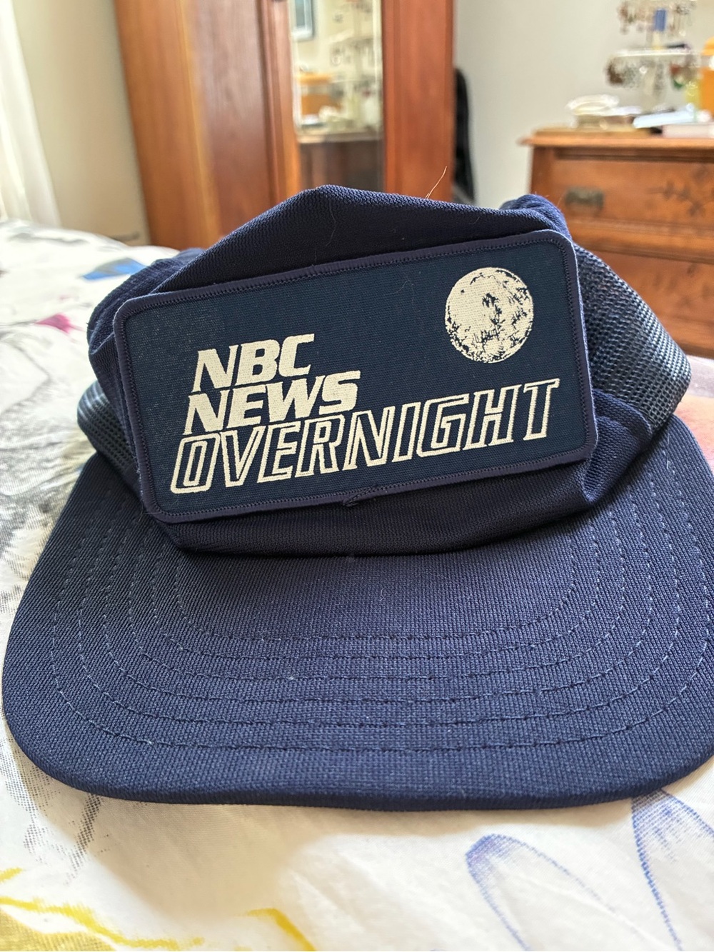 Rare NBC Overnight News adjustable cap